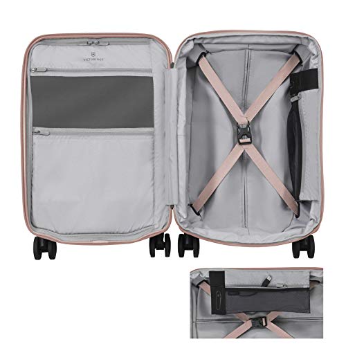 Image of Victorinox Connex Hardside Spinner Luggage Collection (Rose Gold, Frequent Flyer Carry-On)