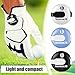 Fiada 3 Pcs 1.2 Inch Golf Score Counter for Women Mini Golf Stroke Counter Scoring Keeper up to 12 Shot to Scorekeeper Glove in (Black, White, Light Blue)