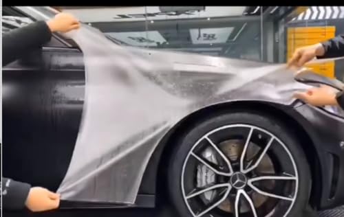 Image of WALLMATE Lemination Transparent Vinyl Film Wrap Car & Bike Protective Self Adhesive Sheet Roll 40x102 /Cm