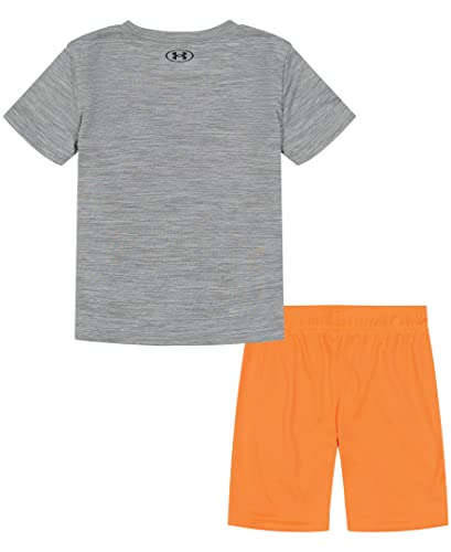 Image of Under Armour Boys' 2-piece Short Sleeve Graphic T-Shirt and Shorts Set, Lightweight & Breathable