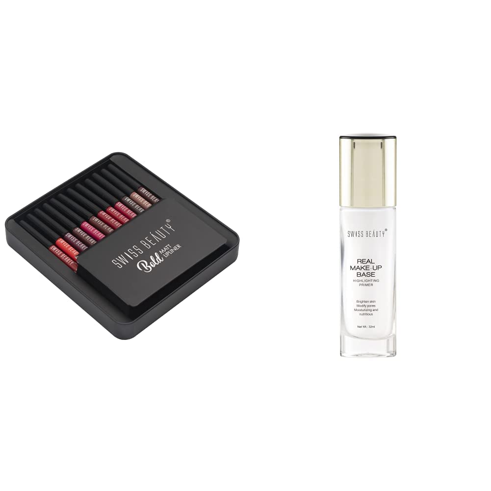 Buy Swiss Beauty Bold Matte Lipliner Pencil Set Creamy Lip Liner