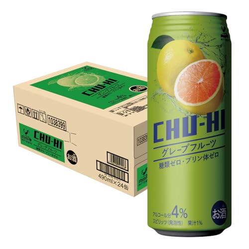 神戸居留地 チューハイ グレープフルーツ 490ml 24本