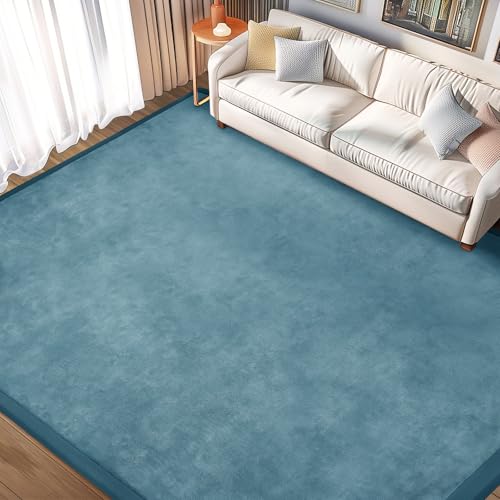 Image of Baby Play Mat for Floor Nursery Rug Muscle Mat Area Rug Playroom Rug 79 inchx158 inch Playpen Mat Elastic Foam 1.3 inch Thick Crawling Mat for Babies,Toddlers, Infants, Kids,Indigo