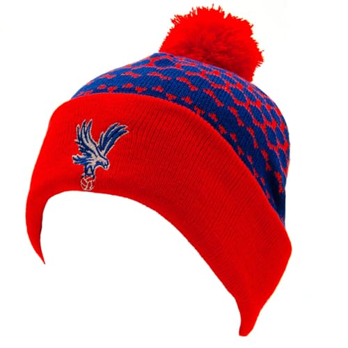 FOCO Crystal Palace FC Ski Cuff Knit Beanie Bobble...