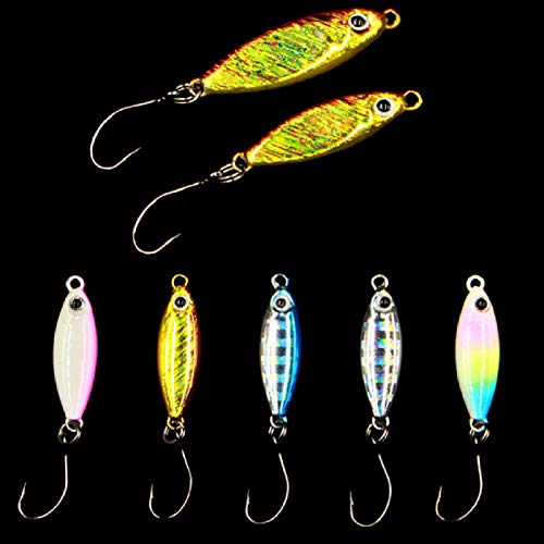 Iscas de pesca falsas, isca falsa de 2,7 cm/3 cm com gancho único afiado artificial isca biônica pes