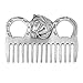 Horse Mane and Tail Brush, Curry Comb for Horse Mane & Tail Metal Comb Curry for for Cleaning Hair Removing Loose Undercoat Knots (3.9in)