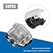 24 Pieces Low Voltage Wire splice connectors 3 Way T Tap Solderless for 24-18 AWG Wire