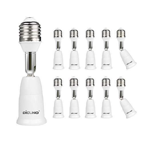 DiCUNO E27 Portalampada 9.5 CM extension, da E27 a...