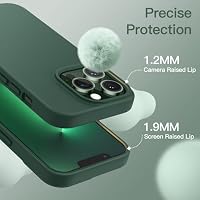 JETech Silikon Hülle für iPhone 13 Pro, Nachtgrün – Ansicht 5