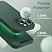 JETech Silicone Case for iPhone 13 Pro Max 6.7-Inch, Silky-Soft Touch Full-Body Protective Phone Case, Shockproof Cover with Microfiber Lining (Midnight Green)