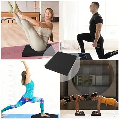 Balance Pad Stability Trainer for Balance, Stretching, Physical Therapy, Exercise, Mobility, Rehabilitation and Core Training Non-Slip Closed Cell Foam Premium Balance Pad Knee Pad