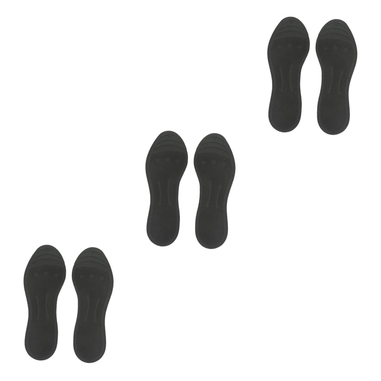 Mobestech 3stücke Tpu Flüssigkeitsgefüllte Massagesohle Einlegesohlen Orthopädische Druckabsorbierende Schuheinsätze Für Plantarfasziitis Knieschmerzen Schwarz