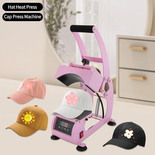 Máquina de prensa térmica para gorras con 2 platinas miniatura 7
