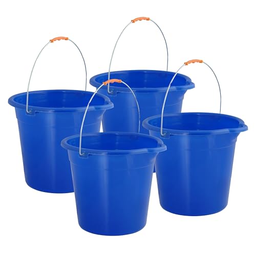 Seau Superio 2 gallons, lot 4, bleu royal
