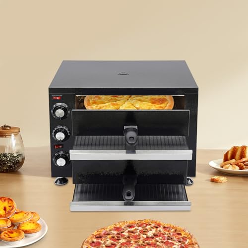 Air Fryer Toaster Smart Oven Countertop Convection Oven 32-572°F Temperature Controls Electric Pizza Oven Stainless Steel 2-Layers Pizza Cooker for Home Restaurant 2200W – Image 4