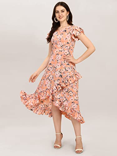 Image of QIQI Women's Crepe A-Line Maxi Casual Dress
