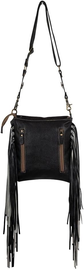 Myra Bag Leather Fringe Purse - Western Style Fringe Purses for Women, Genuine Leather Boho Bags for Women, Cowgirl Gifts - Image 3