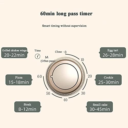 Mini Oven, Compacte Oven met Kookplaat en Timer, Thuis Kleine 12L Gebakken Ei Taart Gebakken Kippenvleugels Multifunctionele Mini Elektrische Oven, Gebruikt voor Grillen, Circulatie Broodrooster - Afbeelding 7