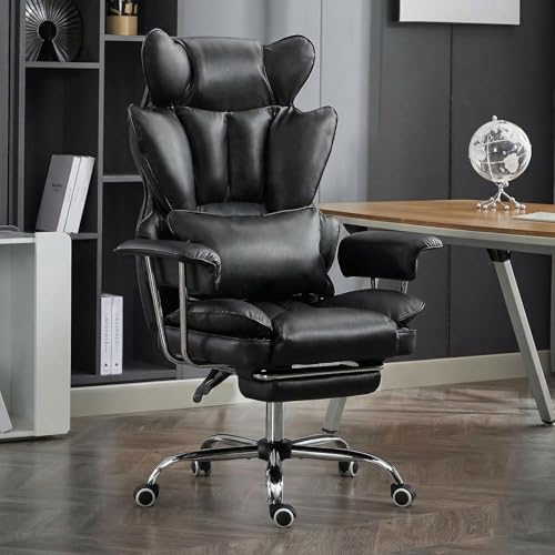 El Mejor Listado de Sillas Ejecutivas Precio los 5 mejores. 42 VIDITA Silla Ejecutiva de Oficina ergonomica Escritorio con reposapies,360 giratoria,Altura Ajustable Office Chair, Silla ejecutiva ergonomica Color Negro