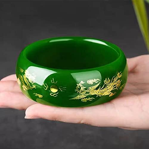 Bracelet en jade naturel pour femme, le cadeau en jadéite idéal avec sa breloque - 3