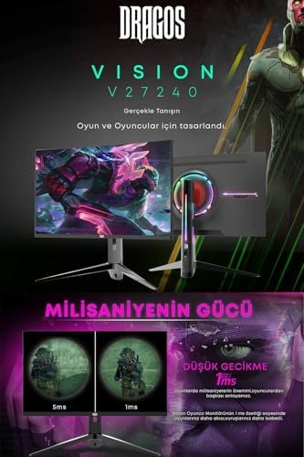 Zeiron Damage X40 Ryzen 7 5700X 32Gb Ram 1Tb M.2 Nvme Ssd Rtx4060 8Gb 27" 240Hz Oyuncu Masaüstü Bilgisayar - Görsel 3