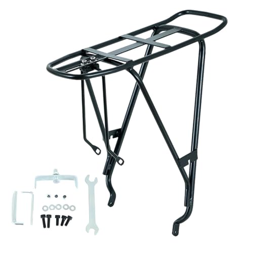 KIXZSAZ Portaequipajes para Bicicletas de montaña y Carretera, fácil de Instalar, portaequipajes Trasero para Entrega de Alimentos, Apto para Bicicletas de montaña y