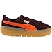 PUMA Women's Suede Platform Trace Block Winetasting/Flame 7.5 B US