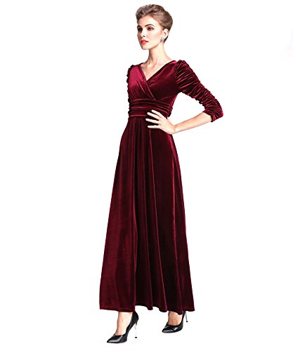 maroon dress amazon