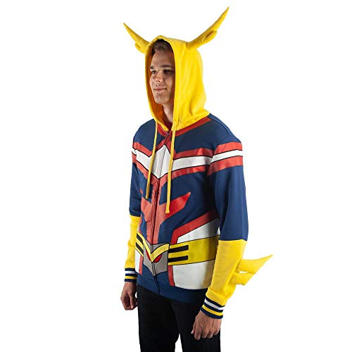 Bioworld My Hero Academia All Might Men's Zip Hoodie