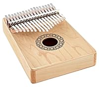 Sonic Energy Schallloch Kalimba – C-Dur, 17 Töne – Ahornholz – Für Meditation, Yoga, Percussion – Inkl. Zubehör (KL1709H)