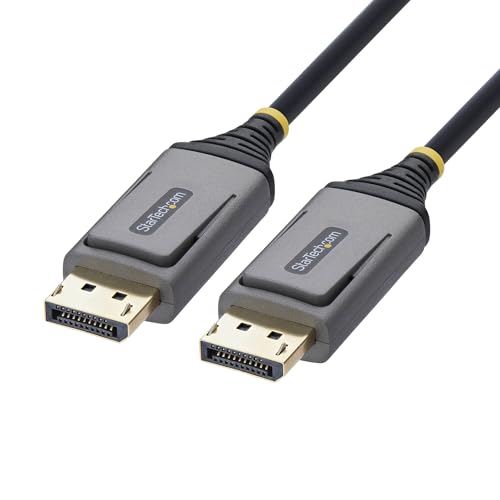 Cable DisplayPort 1.4 Activo AOC 40m con tecnología HBR3 y DSC 1.2a para proyectos multimedia de élite