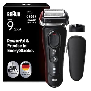 Braun Rasierer Herren Elektrisch Series 9 Sport, 9110si, Schwarz