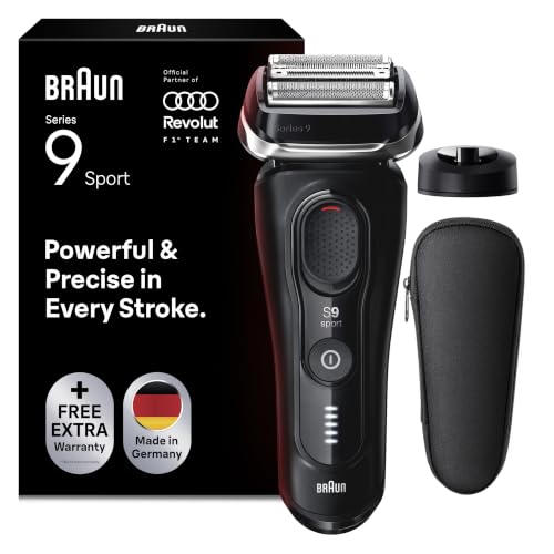 Braun Rasierer Herren Elektrisch Series 9 Sport, 9110si, Schwarz