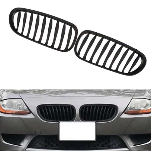 Calandre de course BMW Z4 E85 E86 en noir brillant premium - 3