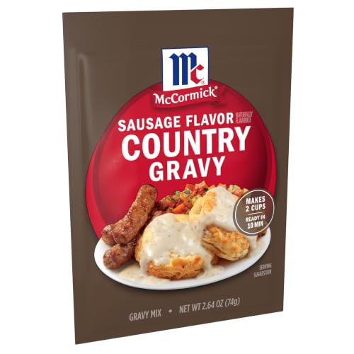 Image of McCormick Sausage Flavor Country Gravy Mix, 2.64 oz (Pack of 8)