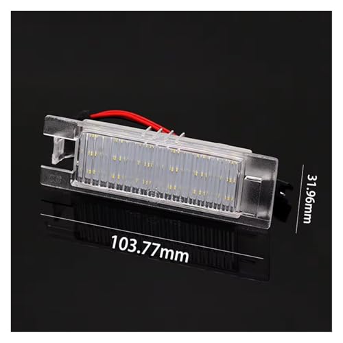 Lámpara matrícula LED para Opel解决Astra Corsa luz amarilla 6