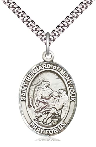 CatholicStore St. Bernard Medal in Fine Pewter