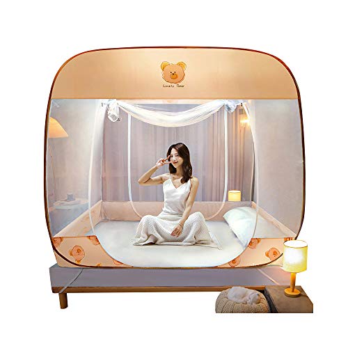 Moustiquaire de lit escamotable installation rapide 120 cm - 2