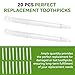 20 Pack Toothpicks Compatible with Victorinox Swiss Army Knives 91mm 3 1/2 2 inch, Reusable Toothpick Replacement, Multifunctional Army Pocket Knife Accessories for Cleaning Teeth, Transparent