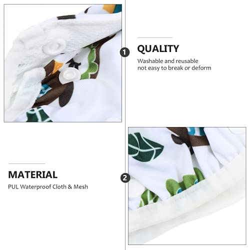 UPKOCH 1 Peça Calças De Fraldas Infantis Calças De Treinamento De Calças De Fraldas À Prova De Vazam