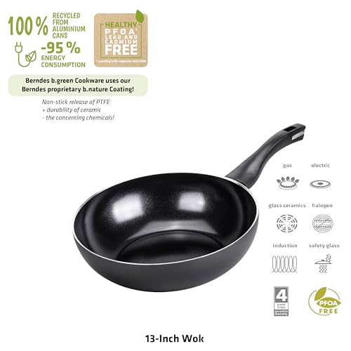 Wok Berndes aluminio reciclado 12 pulgadas antiadherente miniatura 4