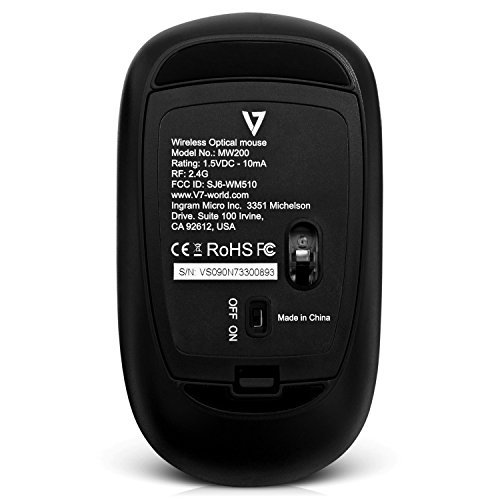 V7 Ambidextrous Optical RF Wireless, 1600 DPI