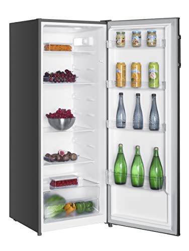 Cookology CTFR240IX Tall Freestanding Larder Fridge 240 Litre, 143cm High and 55cm Wide with 5 Adjustable Shelves and Reversible Door - In Inox - Image 6