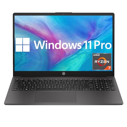 Image of HP Business and Study Laptop 2025 Updated, 15.6 inch FHD, AMD Ryzen 7 7730U (16GB RAM | 1TB SSD), Numeric Keypad, Webcam, Windows 11 Pro, WiFi 6& Bluetooth with LTP Accessory Kit