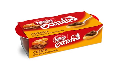 Nestlé Extrafino Yogur Crema de Chocolate y Caramelo, 2 x 70g