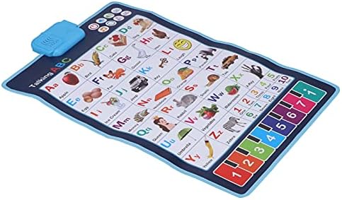 Electronic Interactive Alphabet Wall Chart, ABC 123 Music Talking Poster Kids English Alphabet Words Learning Wall Chart Music Electric Talking ABC Poster ChartAlphabet Blocks 8 41NssDh+4ML. AC