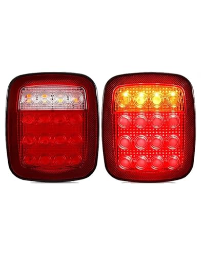 Feux arrière de freinage pour Wrangler YJ TJ CJ avec option clignotants avant rouge en paire