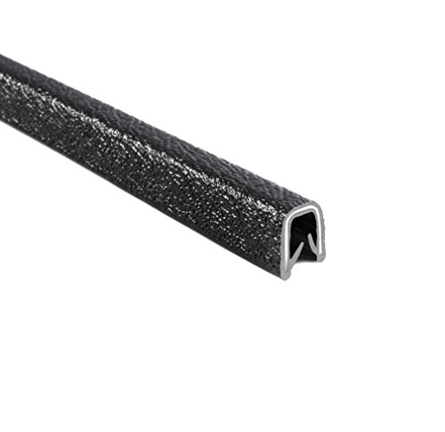 Image of Trim-Lok 1600B3-317-100 PVC /Metal Range Fit Trim, 0.3900 inch Height, Fits Edge 0.032 inch to 0.125 inch, 100' Length