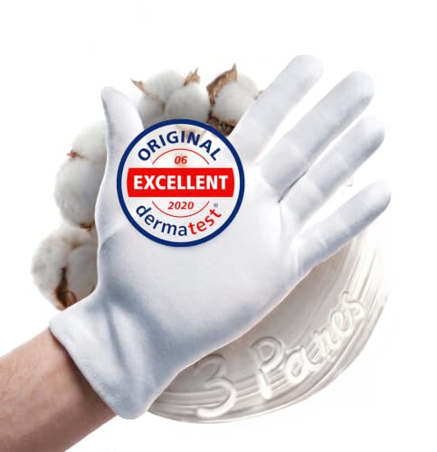 Guantes de algodón hidratantes, tratamiento nocturno para manos y piel seca
