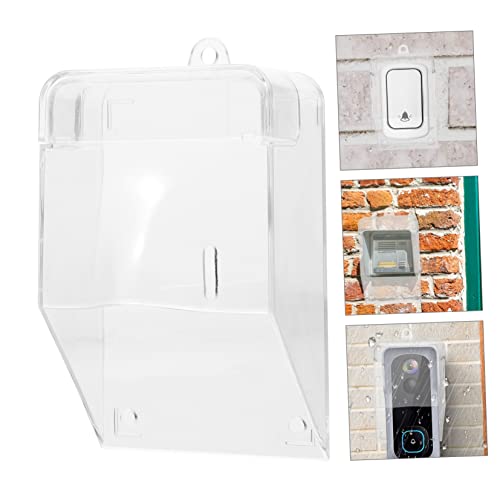 Homoyoyo Campainha Capa À Prova D'Água Capa De Campainha Externa Capa De Campainha Transparente Cap